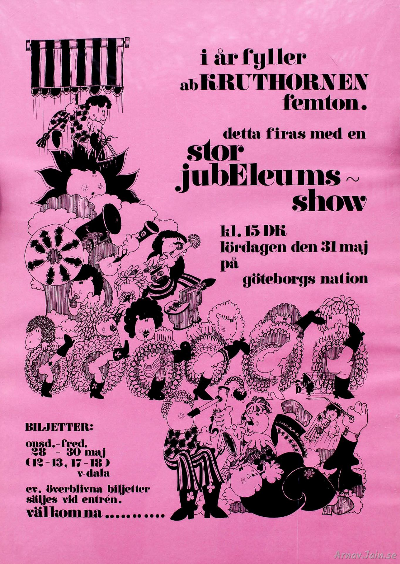 Affisch Kruthornen 15 år