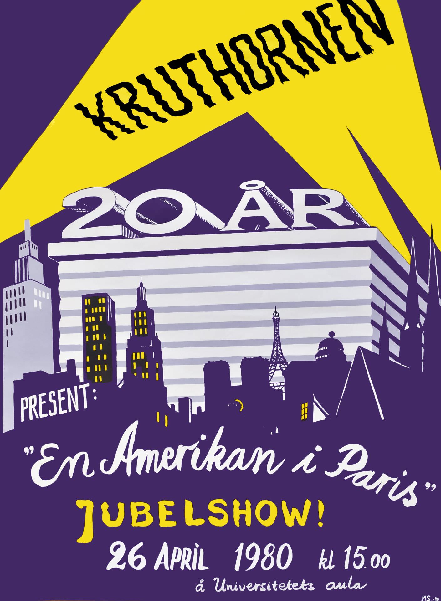 Affisch Kruthornen 20 år