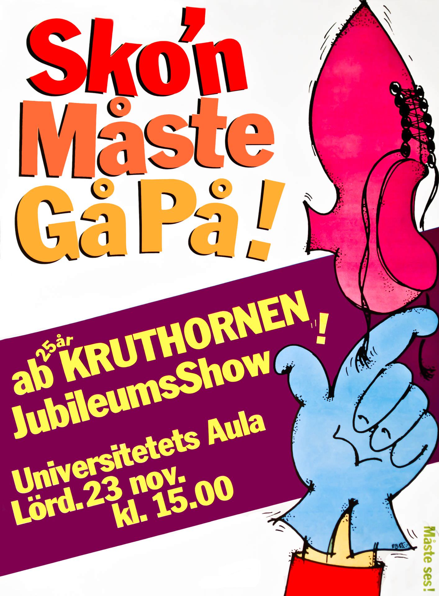 Affisch Kruthornen 25 år