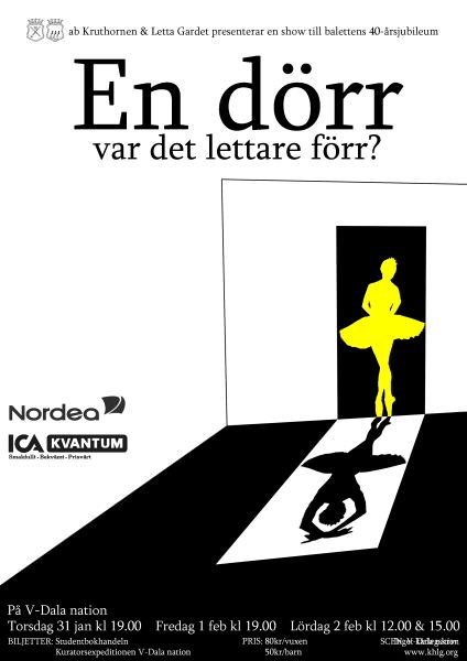 Affisch Letta Gardet 40 år